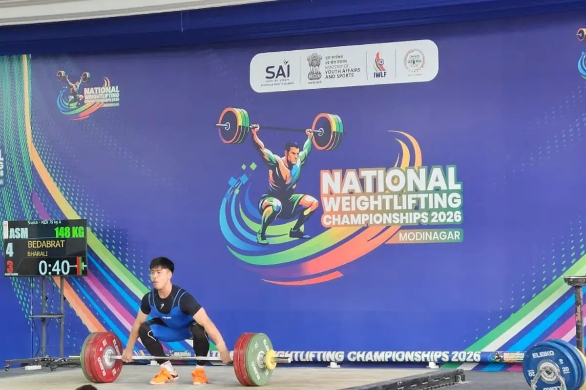 Historic: Assam Weightlifter Wins Triple Gold, Breaks 5 National Records