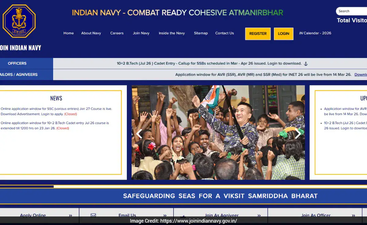 Indian Navy Agniveer 2027: Senior Sec, Matric & Medical Posts — Apply