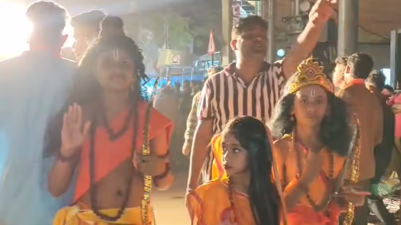 Massive Ram Navami Procession in Dhubri, Assam Draws Thousands