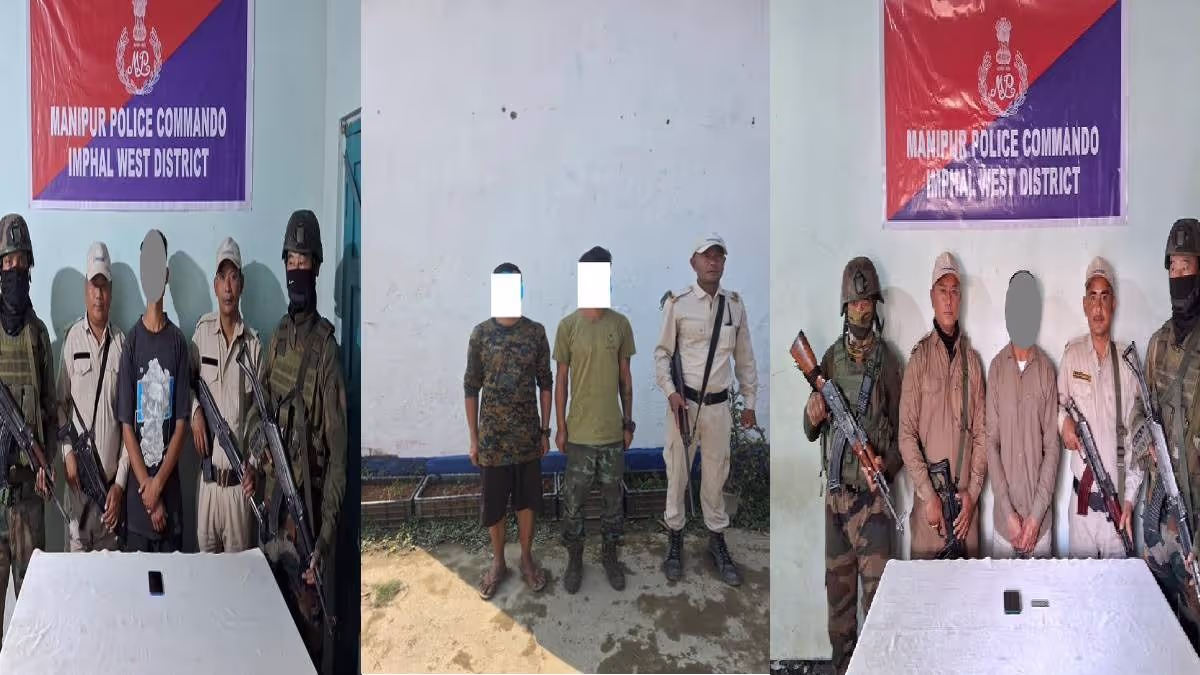 Major Manipur Police Crackdown: Insurgents Arrested, Arms Seized