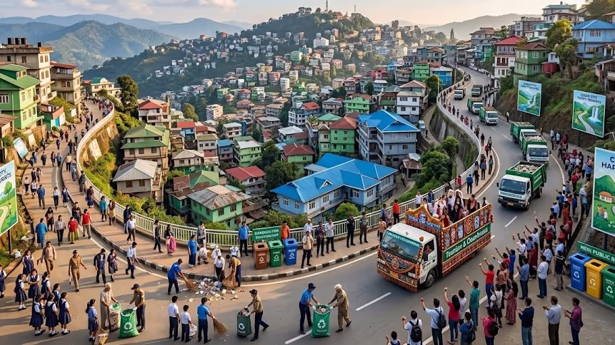 Aizawl Launches Bold Cleanliness Drive: Boost Tourism, Go Garbage-Free