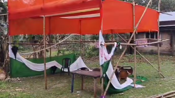 Shocking Pre-Poll Violence in Morigaon: BJP Office Vandalised