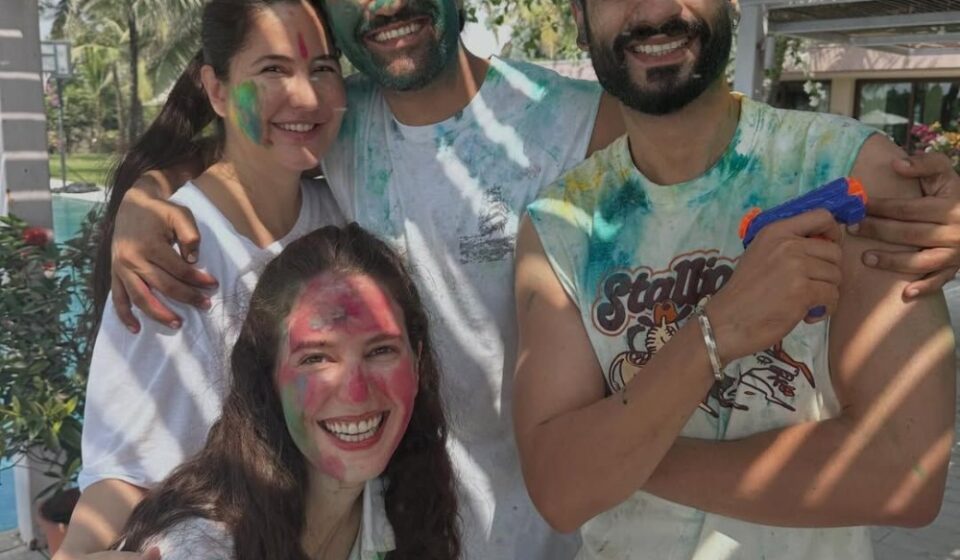 Katrina Kaif's Joyful First Holi as a Mother with Vicky Kaushal