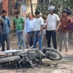 Army Jawan's Dramatic Escape as Bike Bursts into Flame in Guwahati