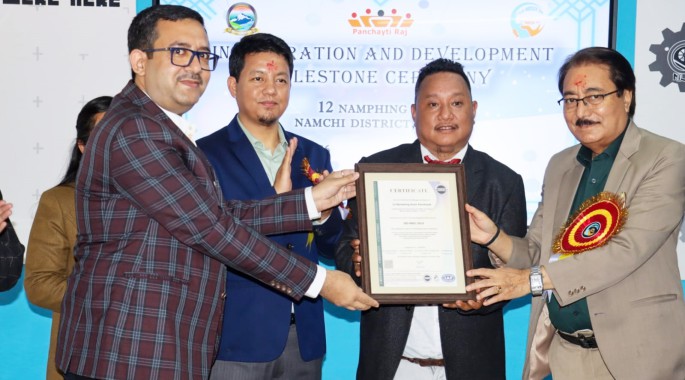 Historic: Namphing Gram Panchayat — Sikkim’s First ISO 900 GPU