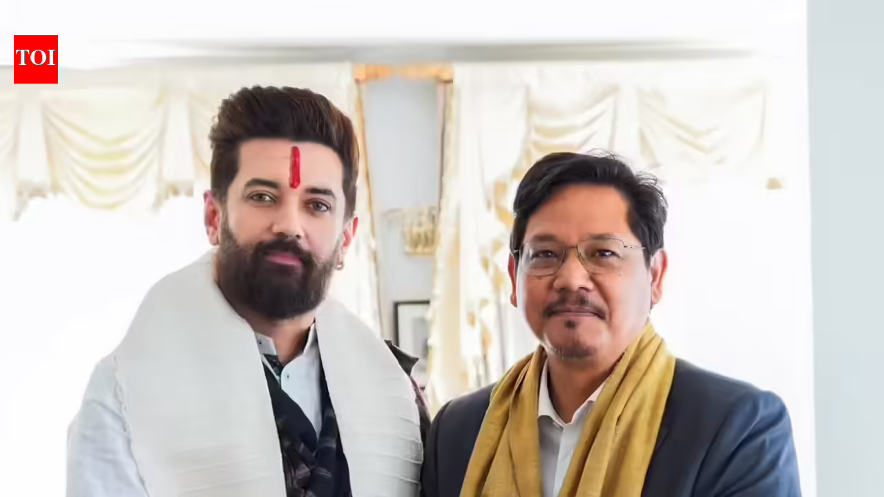 Union Minister Chirag Meets Meghalaya CM Conrad to Revive Food Sector