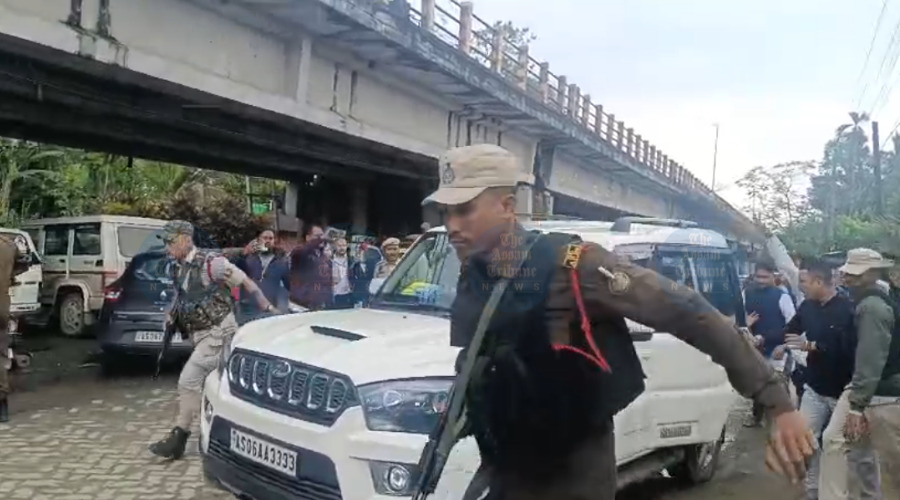 AJP and Police Standoff in Dibrugarh Over 'Unauthorised' Search