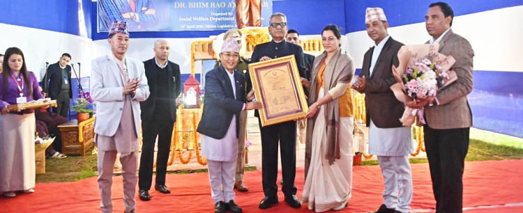 Sikkim Pays Historic Tribute on B.R. Ambedkar’s 135th Anniversary