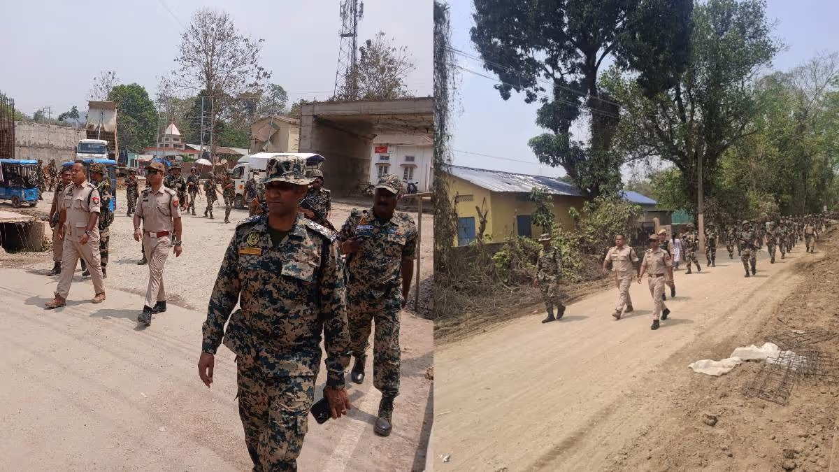 Assam's Boko–Chaygaon: Security Intensified, Flag March Ahead of Polls