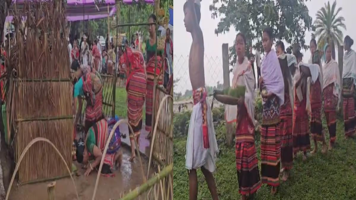 Koch Community Celebrates Pabuni with Sacred Rituals in Garo Hills