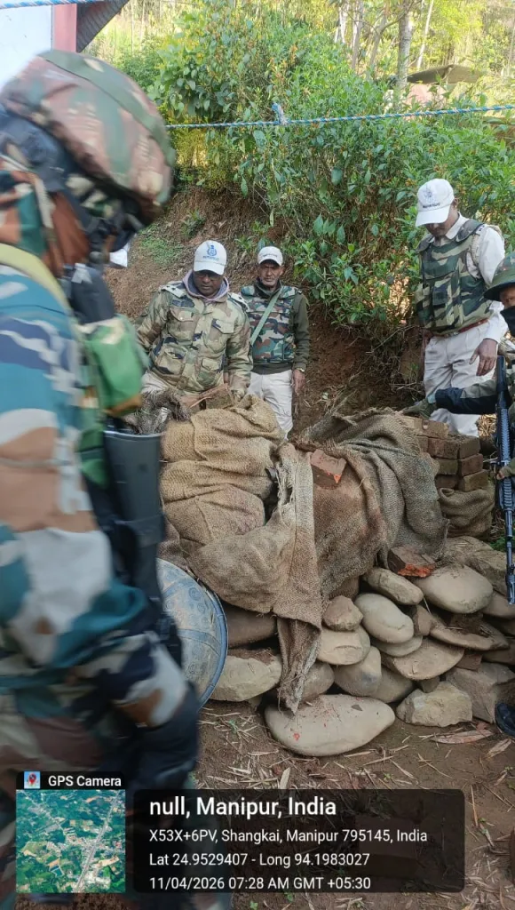 Security Forces Dismantle 21 Ukhrul Bunkers After BSF Jawan's Death
