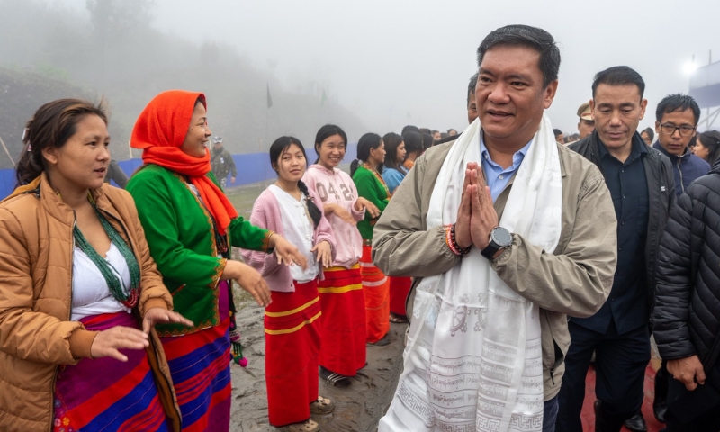 CM Pema Khandu Unveils Rs 196.44 Crore Projects to Transform Siang