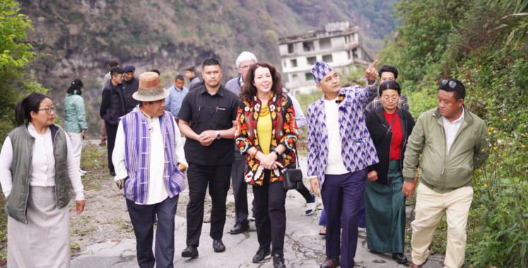 Swiss Ambassador Visits GLOF-Affected Mangan District — Urgent Relief
