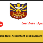 Urgent Hiring: Accountant Post at Assam Rifles School — Apply Now