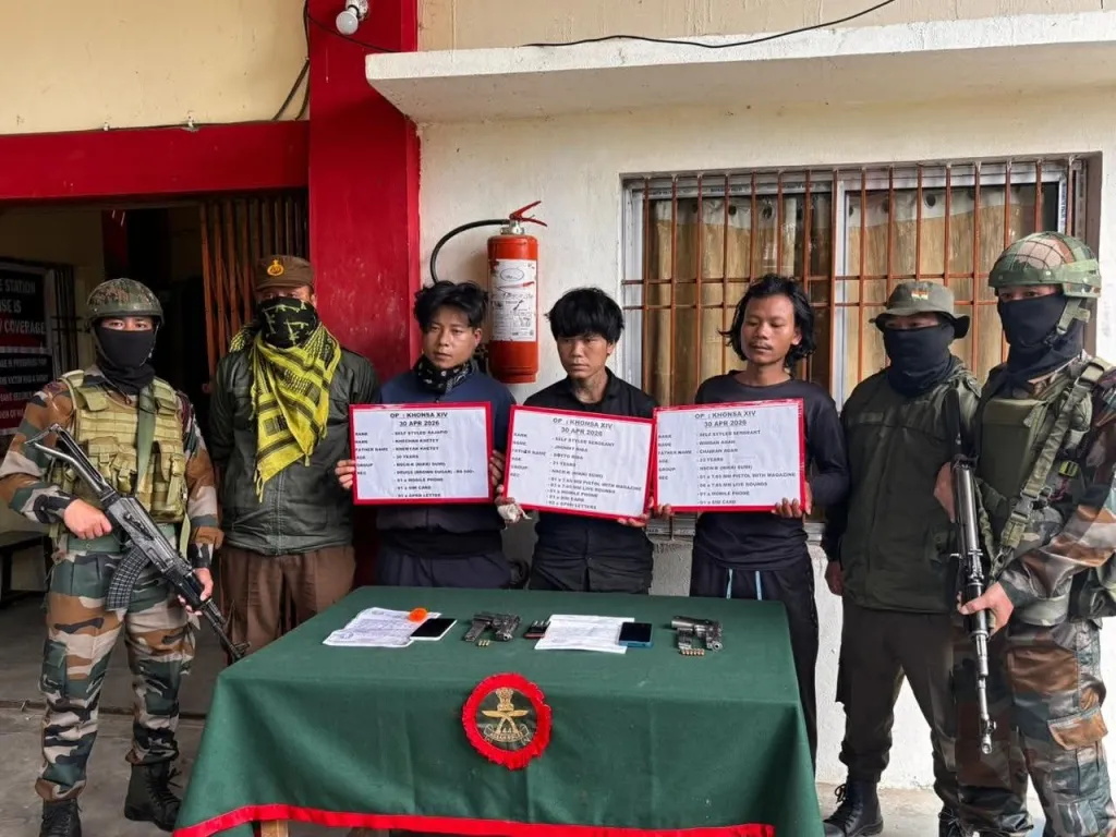 Arunachal Arrests: 3 NSCN-K (Nikki Sumi) Cadres Nabbed in Tirap