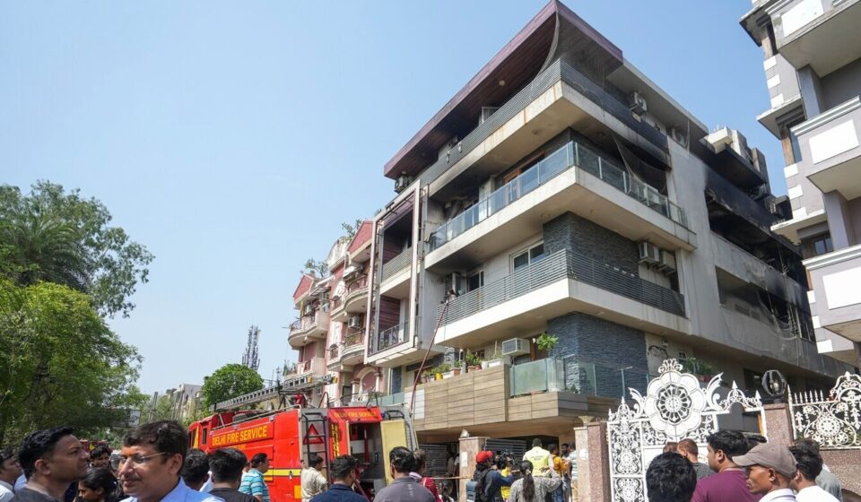 Tragic East Delhi Fire Kills Nine, Toddler Among Victims