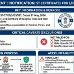 Nagaland Notifies ST Certificates for 1,313 Rongmei Families — Caveat