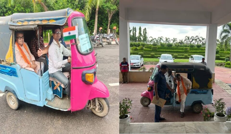 Tripura Power Minister Surprises: Arrives in E-Auto, Withdraws Escorts
