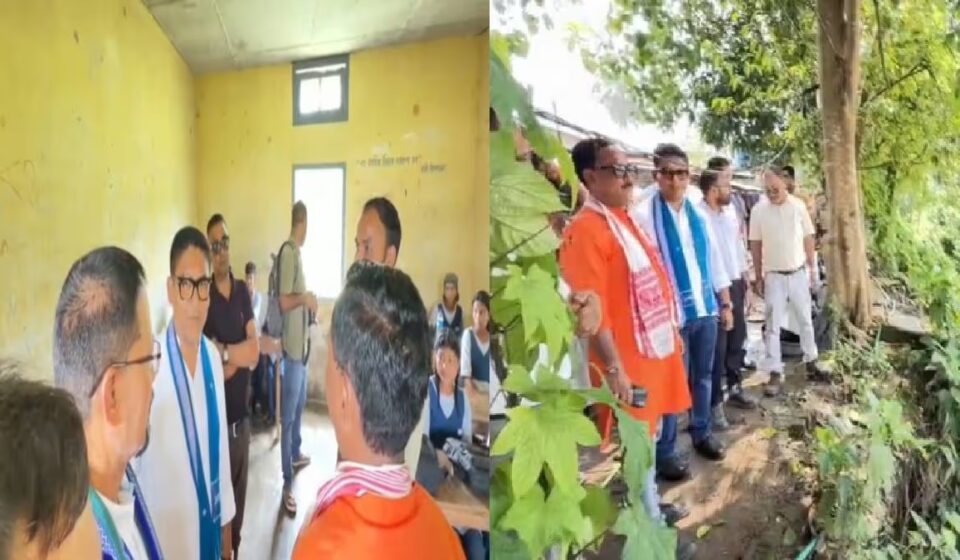 Raju Mesh Tours Assam–Meghalaya Border, Urgently Reviews Civic Issues