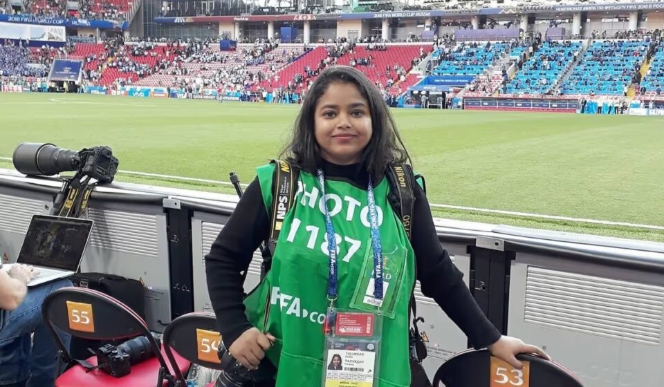 Historic: Gitika Talukdar, Only Indian, Assamese FIFA Photojournalist