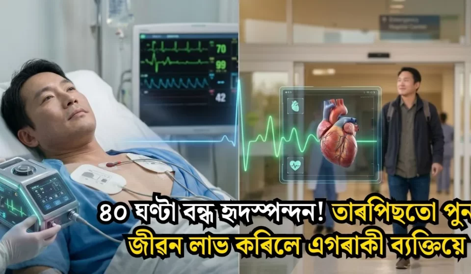 ৪০ ঘণ্টা হৃদস্পন্দন বন্ধ: অবিশ্বাস্যভাৱে পুনৰ জীৱন পোৱা ব্যক্তি