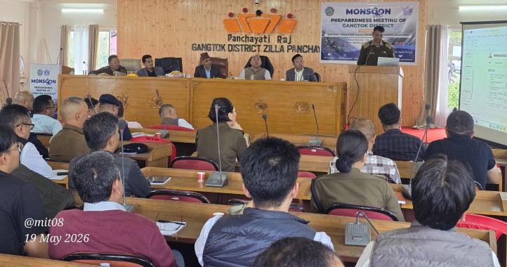 Gangtok District's Critical Monsoon Preparedness Meeting: Action Plan