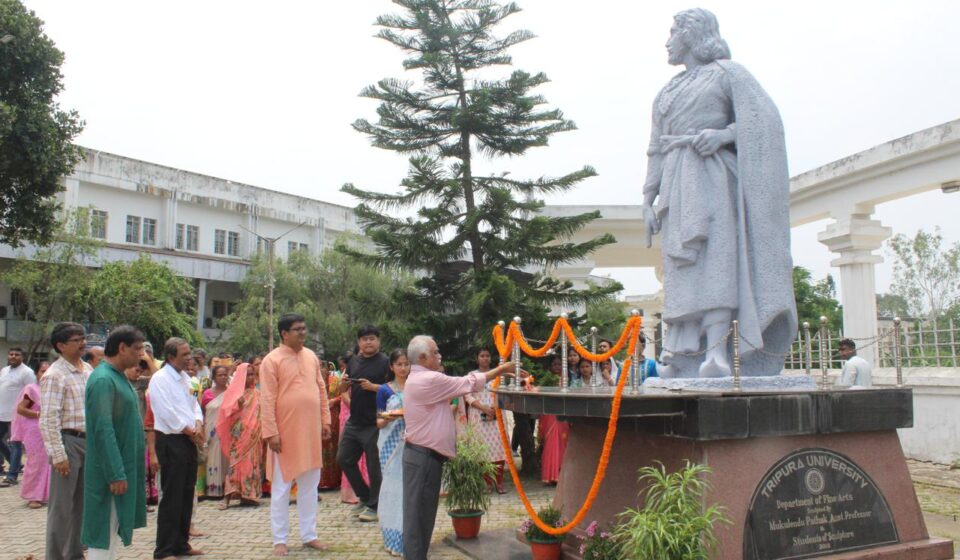 Tripura University Celebrates Rabindra Jayanti, Driving Rural Renewal