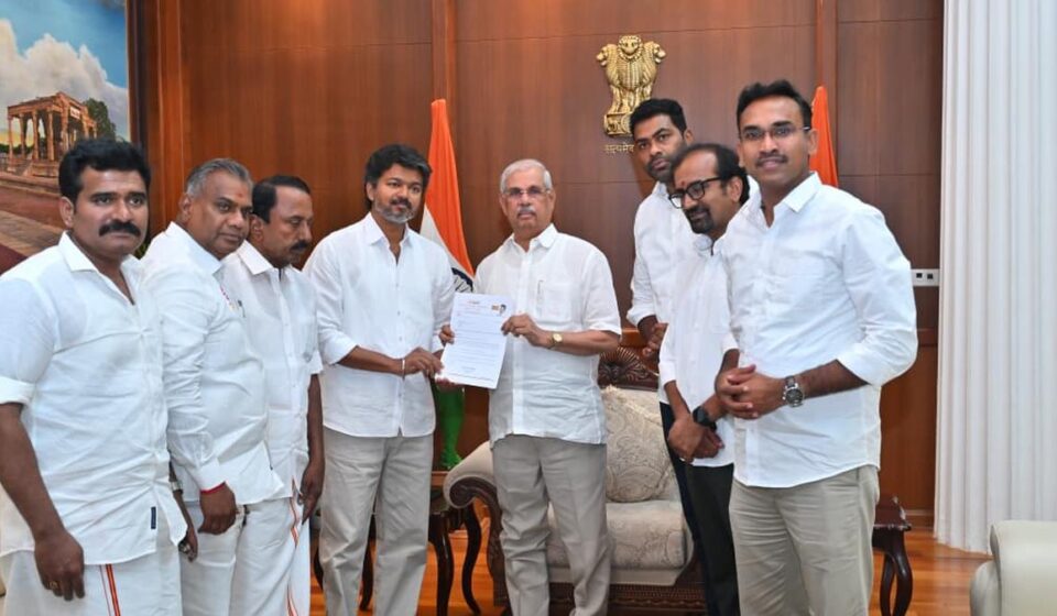 Assembly Elections 2026: TVK's Vijay Stakes Claim to Form TN Govt