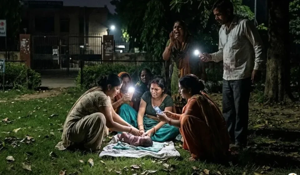 চিকিৎসালয়ৰ বন্ধ গেটত মোবাইল পোহৰত মহিলাই সন্তান জন্ম — চাঞ্চল্য, তদন্ত দাবি