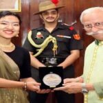 Arunachal Governor Honours Manami Gamlin with 'Rising Sun' Medallion