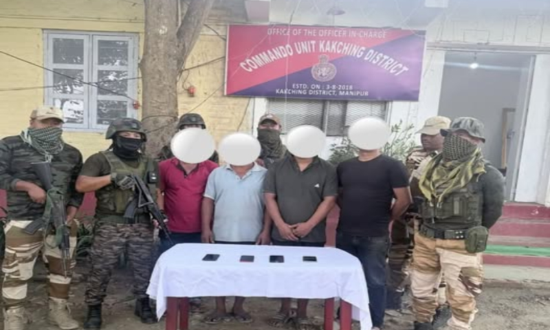 Major Manipur Crackdown: 10 KCP & RPF/PLA Cadres Arrested