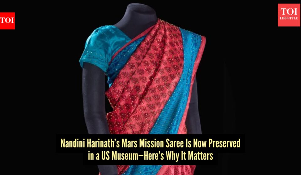 Nandini Harinath's Iconic Mars Saree Lands in US Museum