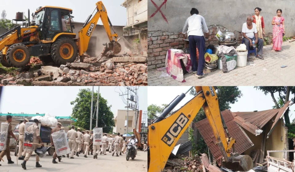Guwahati Birubari Eviction: Over 30 Homes Affected, Families Displaced