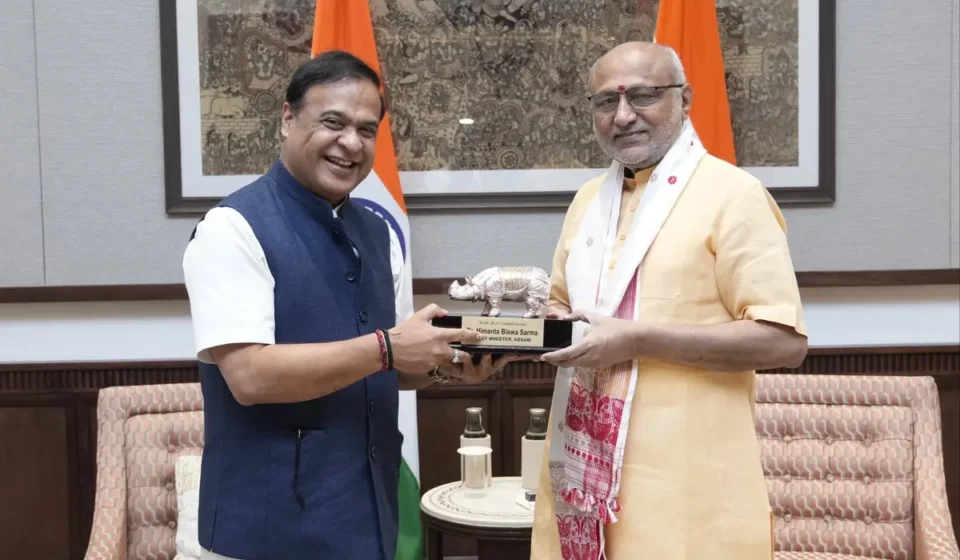 CM Himanta Biswa Sarma Meets VP, Seeks Vital Support for Viksit Assam