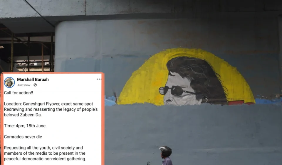 Zubeen Garg Mural Uproar: Artist to Repaint at Ganeshguri; GMC Denies