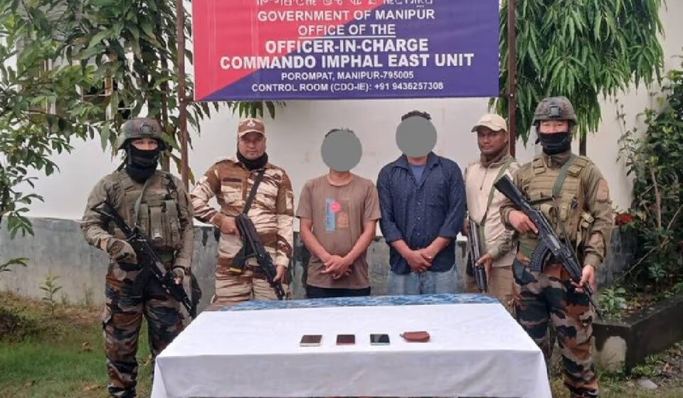 Breaking: Two RPF/PLA Cadres Arrested in Imphal East for Extortion