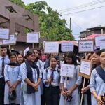 Assam's Haflong College Students Protest Alleged Exam Irregularities