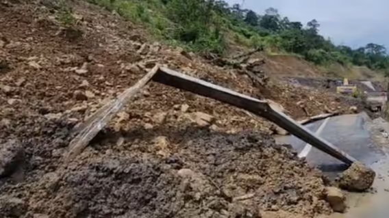 Massive Landslide in Dima Hasao, Assam Halts Jatinga–Silchar NH