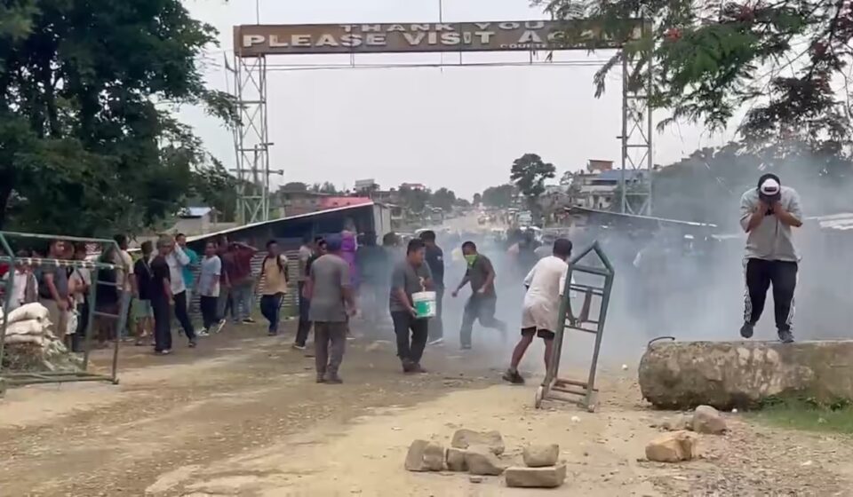 Manipur NH-2 Protest: Kuki-Zo Clash, Security Fires Tear Gas