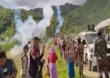 Manipur Tensions Rise: Tear Gas as Protesters Oppose UNLF-P Camp Move