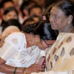 Emotional: President Murmu Comforts Martyr's Mother at Kirti Chakra