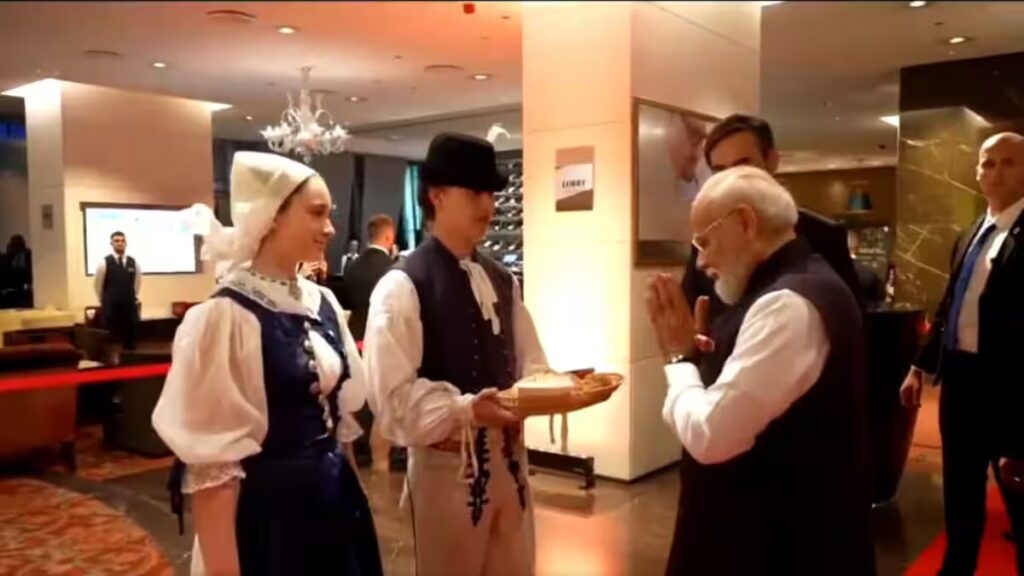 PM Modi's Historic Slovakia Visit: Warm Bread-and-Salt Welcome