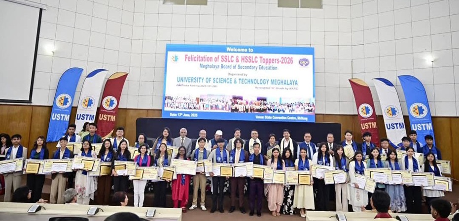USTM Celebrates 86 MBOSE Toppers with Scholarships & Free Admissions