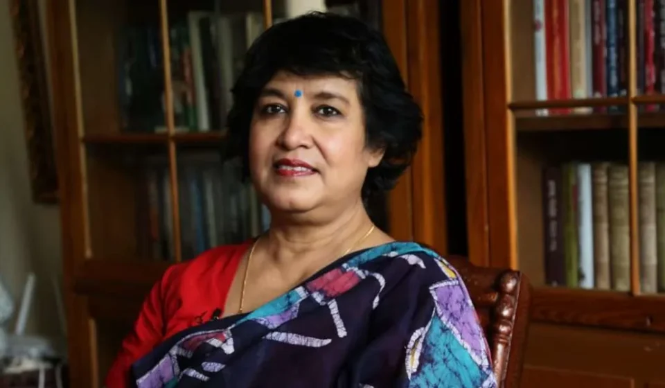 সংসদত তসলিমা নাচৰিনৰ বিস্ফোৰক মন্তব্য: "যি মতাদৰ্শই নাৰীৰ মুখ ঢাকিব বিচাৰে"