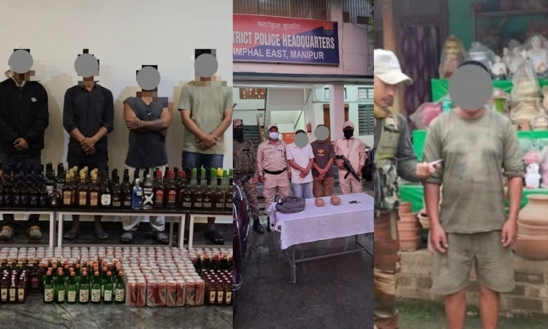 Breaking: Security Forces Arrest Seven in Manipur Valley Raids