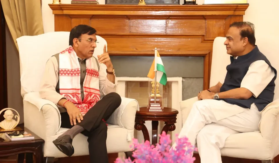 Assam CM, Mansukh Mandaviya Push for Sports, Workers’ Welfare