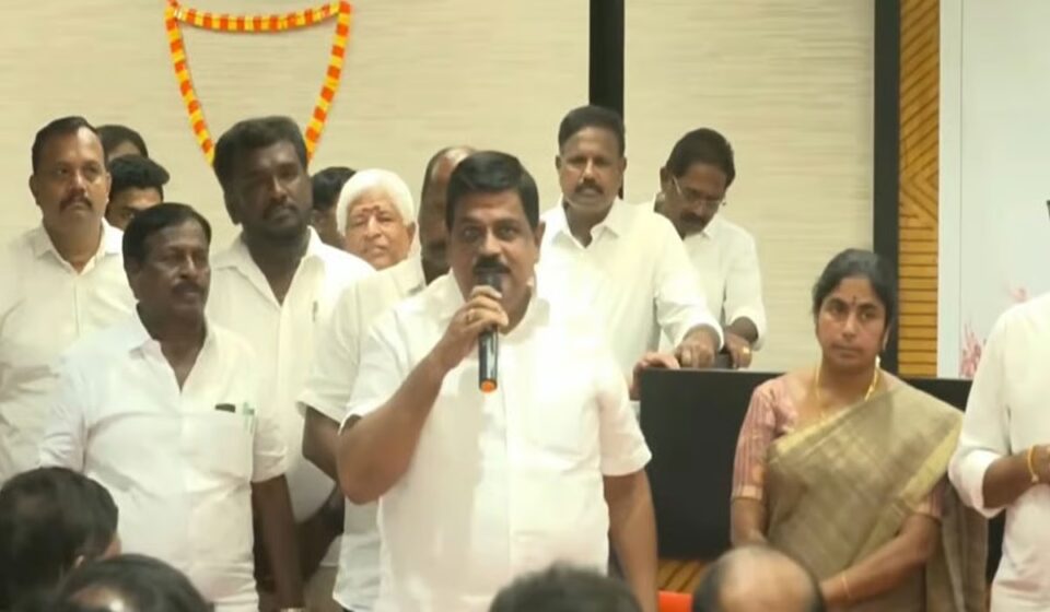 300+ AIADMK Members Defect to Ruling Tamilaga Vettri Kazhagam
