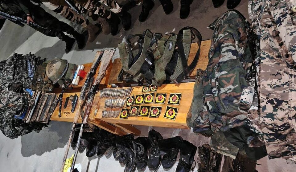 Assam Rifles, Police Seize Massive Weapons & Combat Gear in Kakching