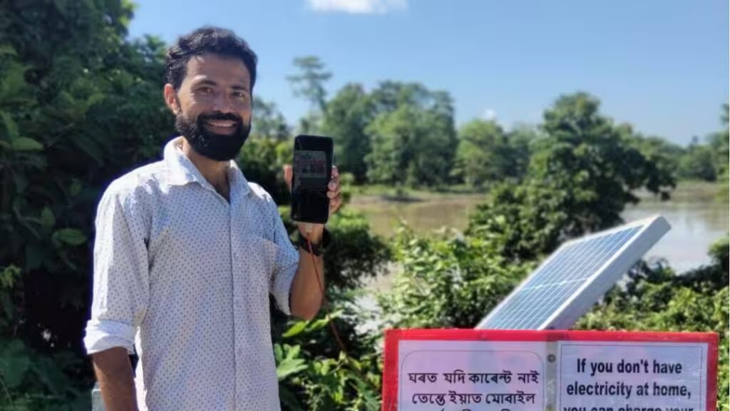 Assam Man's Solar Stations: Lifeline Power for Flood Victims