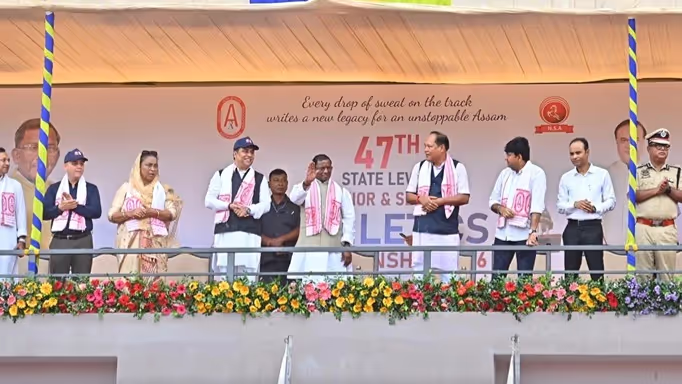 Assam Governor Inaugurates 47th Inter-District Athletics in Nalbari